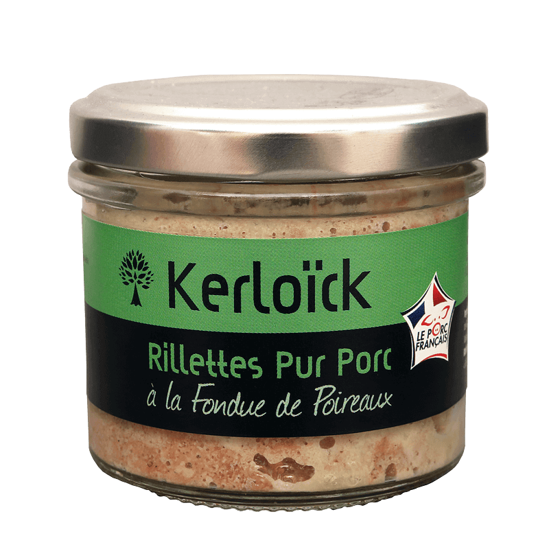 Rillettes Pur Porc à la Fondue de Poireaux 90g