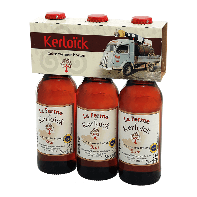 Cidre Brut - La Ferme de Kerloïck 3x33cL