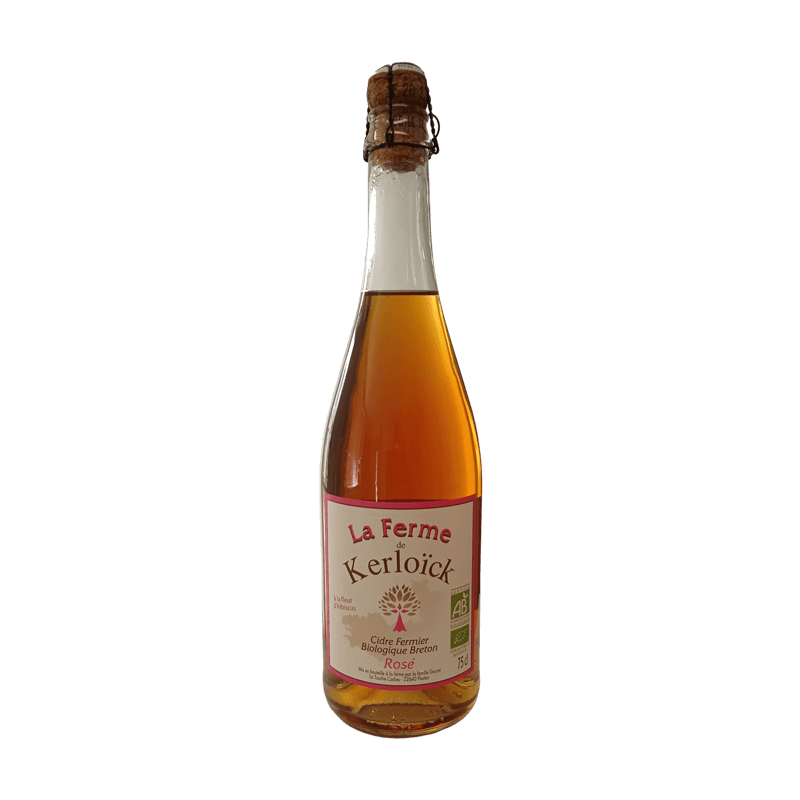 Cidre Rosé Biologique - La Ferme de Kerloïck 75cL