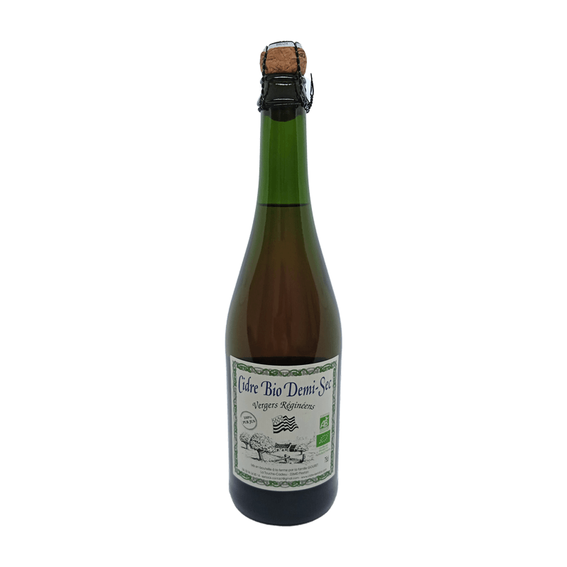 Cidre Demi-Sec Biologique - Vergers Réginéens 75cL