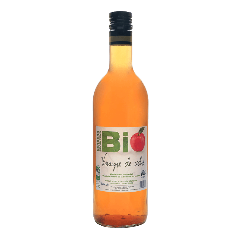 Vinaigre de cidre Biologique Vergers Réginéens 75cL