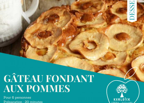 Recette - Gâteau fondant aux pommes